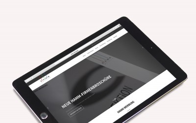 Konzeption und Gestaltung der Bildsprache und des neuen Webdesigns für Hamm-Werbung